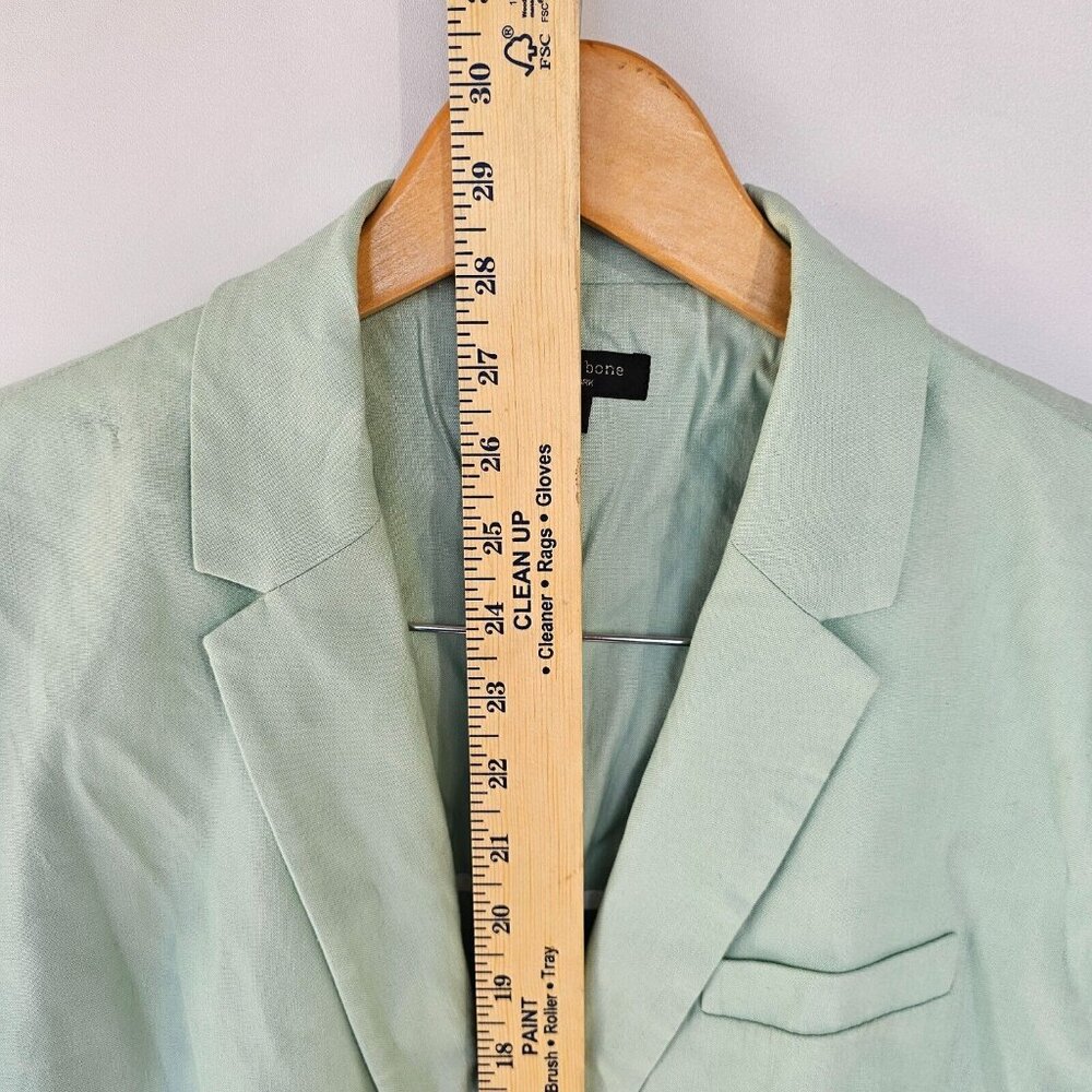 Rag & Bone Razor Linen Blazer Size 12 New Without… - image 4